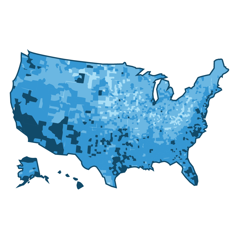 Demographics by County: All US